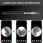 Load image into Gallery viewer, BEBIRD Ear Wax Removal Endoscope, Earwax Remover Tool, Ear Camera,1080P FHD Wireless Ear Otoscope with 6 LED Lights,Ear Scope with Ear Wax Cleaner Tool for iPhone, iPad &amp; Android Smart Phones (Black)
